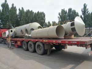 PP立式噴淋塔發貨到加工區富士（shì）康